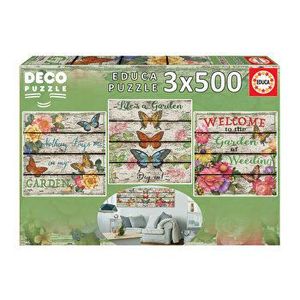 Puzzle Country Garden, 3 x 500 piese imagine