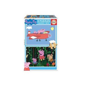 Puzzle Peppa Pig, 2 x 16 piese piese imagine