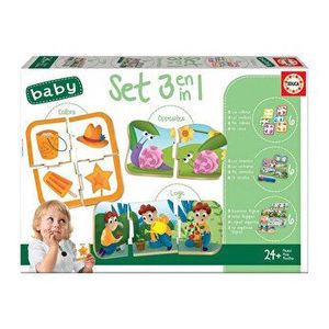 Puzzle Baby 3 in 1, 6 x 3-4 piese imagine