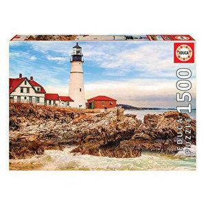 Puzzle Rocky Lighthouse, 1500 piese imagine