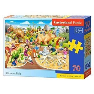 Puzzle Parcul dinozaurilor, 70 piese imagine