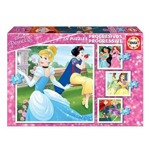 Puzzle-uri progresive Disney Princess, 12-16-20-25 piese imagine