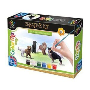 Joc creativ D-Toys Color Me Dogs - Set de colorat figurine catei imagine