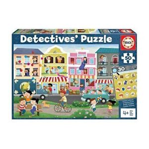 Puzzle Detective - Busy Town, 50 piese imagine