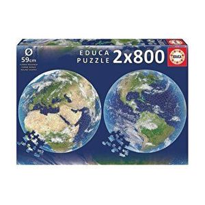 Puzzle rotund 2 in 1 Terra, 1600 piese imagine