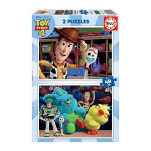 Puzzle Toy Story 4, 2 x 48 piese imagine