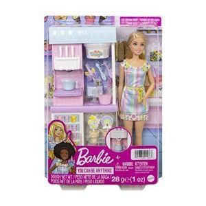 Set de joaca Barbie You Can Be - Magazinul de inghetata imagine