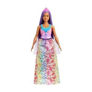 Papusa Barbie Dreamtopia - Printesa cu par mov imagine