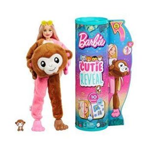 Papusa Barbie Cutie Reveal - Maimutica imagine