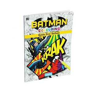 Carte de colorat Batman Battle over Gotham imagine
