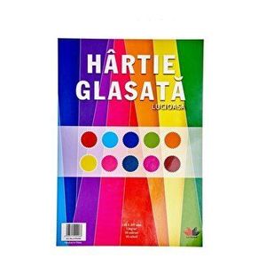 Hartie glasata Disney, A4, lucioasa, set de 10 culori diverse imagine