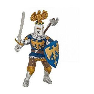 Figurina Papo, Cavaler albastru cu creasta imagine