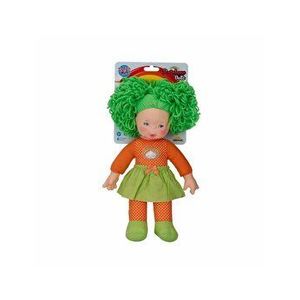 Papusa Dollz And More - Rainbow cu par verde, 35 cm imagine