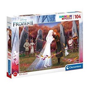 Puzzle Supercolor - Frozen 2, 104 piese imagine