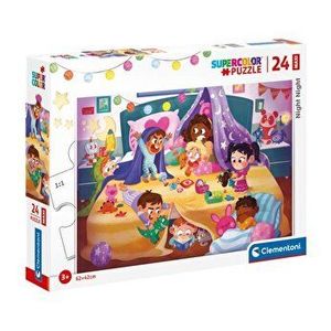 Puzzle Maxi Super Color - Noapte buna, 24 piese imagine