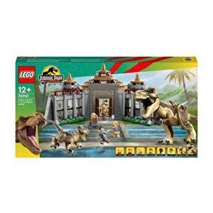 LEGO Jurassic World - Centru pentru turisti: T. rex si raptor la atac 76961 imagine