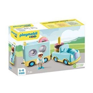 Playmobil 1.2.3 - Camion cu gogosi de stivuit si sortat imagine