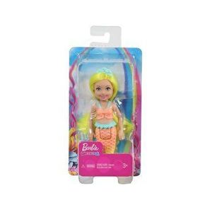 Papusa Barbie Dreamtopia Chelsea, sirena galbena imagine