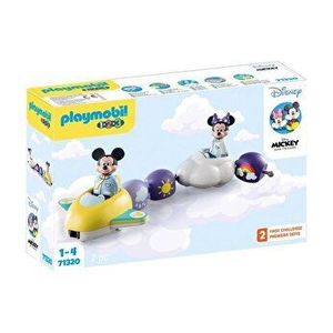 Playmobil 1.2.3 Disney - Zborul lui Mickey si Minnie printre nori imagine