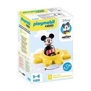 Playmobil 1.2.3 Disney - Soare rotativ cu zornaitoare Mickey imagine