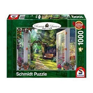 Puzzle Schmidt - Dominic Davison - Vedere spre gradina fermecatoare, 1000 piese imagine
