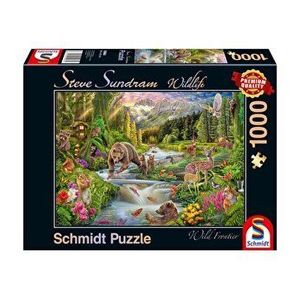 Puzzle Schmidt - Steve Sundram - Animale din padure, 1000 piese imagine