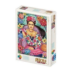 Puzzle adulti D-Toys Groos Zselyke - Frida Kahlo, 1000 piese imagine