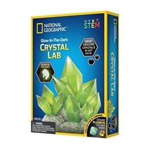 Kit creativ National Geographic - Laborator de crestere cristale verzi imagine