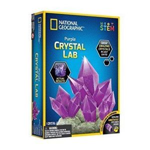 Kit creativ National Geographic - Laborator de crestere cristale violet imagine