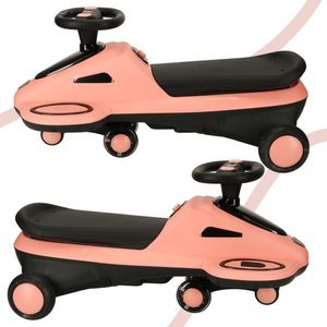 Masinuta fara pedale cu efecte sonore si luminoase LED 74 cm Pink imagine
