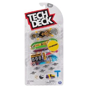 Set mini placa skateboard Tech Deck, 4 buc, Finesse, 20140759 imagine