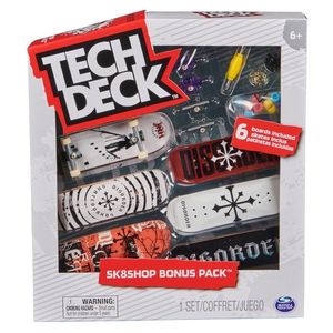 Set 6 mini placi skateboard, Tech Deck, Bonus Pack, Disorder, 20140841 imagine