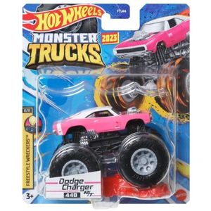 Masinuta Hot Wheels Monster Truck, Dodge Charger, HLT14 imagine