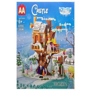 Set de constructie Castle Frozen, Frumoasa si Bestia, 380 piese imagine