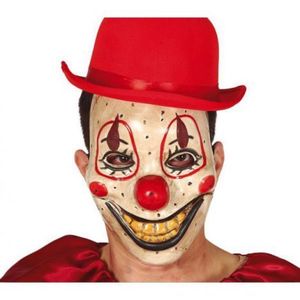 Masca clown horror pvc - marimea 128 cm imagine