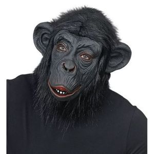 Masca cimpanzeu negru - marimea 158 cm imagine