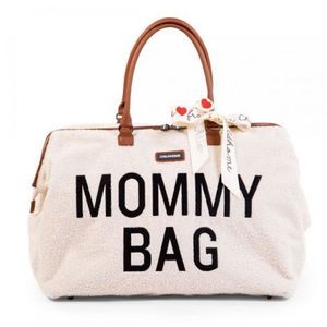 Geanta de infasat Childhome Mommy Bag Teddy Ecru imagine