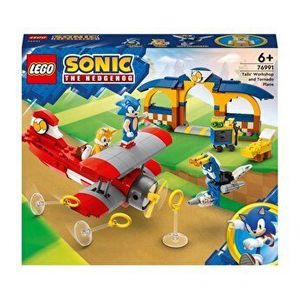LEGO Sonic - Atelierul lui Tails si avion Tornado 76991 imagine