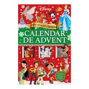 Calendar de Advent, Disney, Set cu 24 de carticele imagine