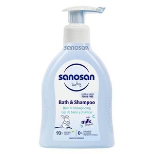 Spumant si Sampon - Sanosan Bath & Shampoo, 200 ml imagine
