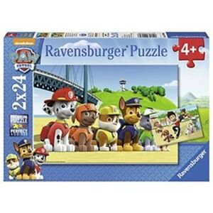Puzzle 2 X 24 piese - Patrula Catelusilor | Ravensburger imagine
