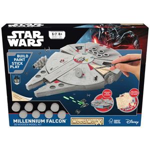 Macheta de asamblat - Star Wars - Millennium Falcon | Wood WorX imagine