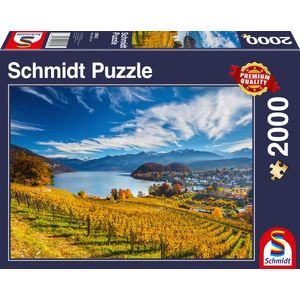 Puzzle 2000 piese - Vineyards | Schmidt imagine