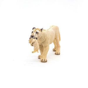 Figurina - Wild Animal Kingdom - White Lioness with Cub | Papo imagine
