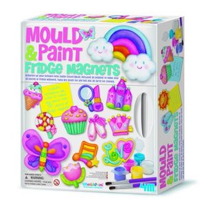 Kit creativ - Modeleaza si picteaza magneti pentru frigider | 4M imagine