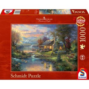 Puzzle 1000 piese - Thomas Kinkade - Nature's Paradise | Schmidt imagine