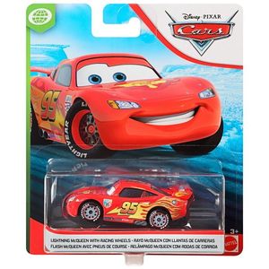 Masinuta - Disney Cars - Lightning McQueen With Racing Wheels | Mattel imagine