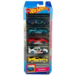 Set 5 masini - HW Drift | Mattel imagine