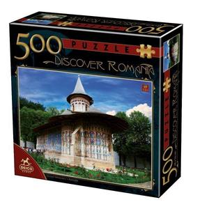 Puzzle - Discover Romania - Manastirea Voronet - 500 piese | Deico Games imagine