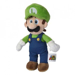 Jucarie de plus - Super Mario - Luigi, 20 cm | Simba imagine